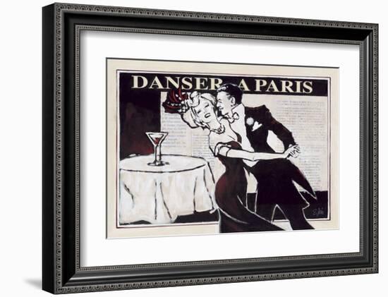 Danser à Paris with Martinis-Rene Stein-Framed Art Print