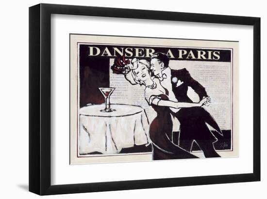 Danser à Paris with Martinis-Rene Stein-Framed Art Print