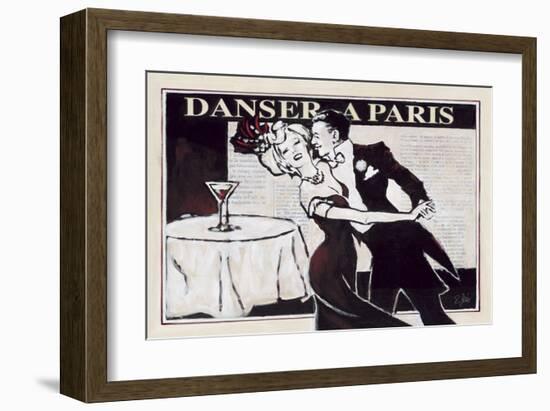 Danser à Paris with Martinis-Rene Stein-Framed Art Print