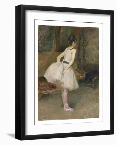 Danseuse, 1888 (Oil on Canvas)-Henri de Toulouse-Lautrec-Framed Giclee Print