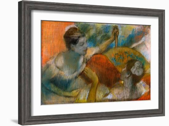 Danseuse a L'Eventail, C.1883-86-Edgar Degas-Framed Giclee Print