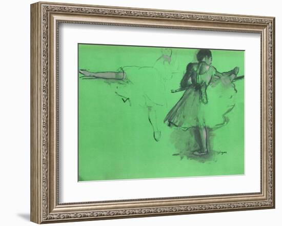 Danseuse À La Barre-Edgar Degas-Framed Collectable Print