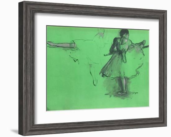 Danseuse À La Barre-Edgar Degas-Framed Collectable Print