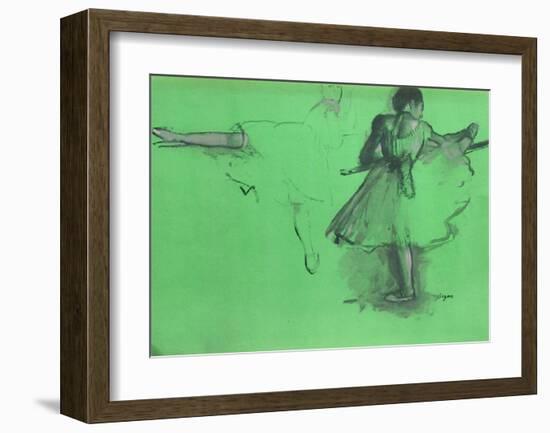 Danseuse À La Barre-Edgar Degas-Framed Collectable Print