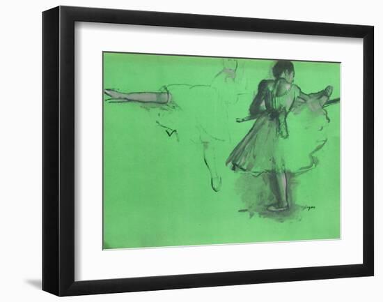 Danseuse À La Barre-Edgar Degas-Framed Collectable Print