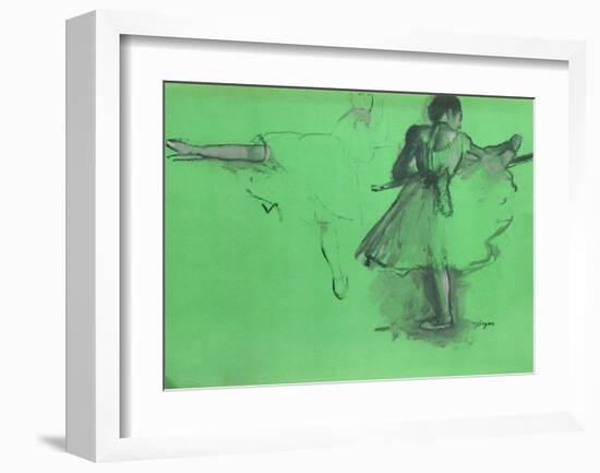 Danseuse À La Barre-Edgar Degas-Framed Collectable Print