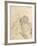 Danseuse assise, essayant ses pointes-Edgar Degas-Framed Giclee Print