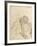 Danseuse assise, essayant ses pointes-Edgar Degas-Framed Giclee Print