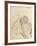 Danseuse assise, essayant ses pointes-Edgar Degas-Framed Giclee Print