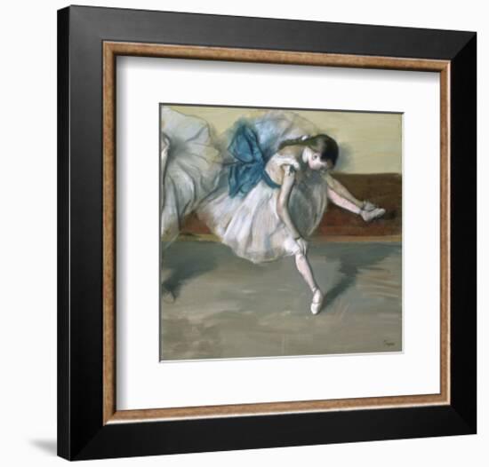 Danseuse Au Repos, c. 1879-Edgar Degas-Framed Art Print