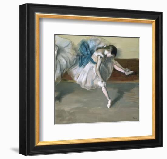 Danseuse Au Repos, c. 1879-Edgar Degas-Framed Art Print