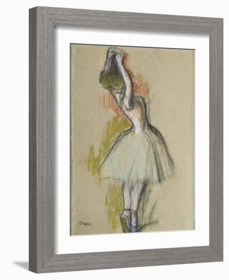 Danseuse Debout, C. 1885-Edgar Degas-Framed Giclee Print