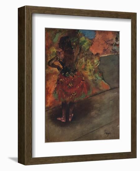 'Danseuse: Jupe Rouge', c1895-Edgar Degas-Framed Giclee Print