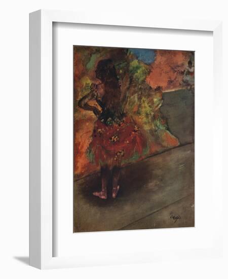 'Danseuse: Jupe Rouge', c1895-Edgar Degas-Framed Giclee Print