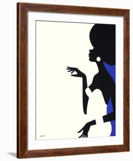 Danseuse Noire-Jean Coulot-Framed Serigraph