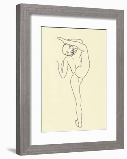 Danseuse Nue-Auguste Rodin-Framed Serigraph