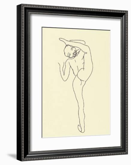 Danseuse Nue-Auguste Rodin-Framed Serigraph