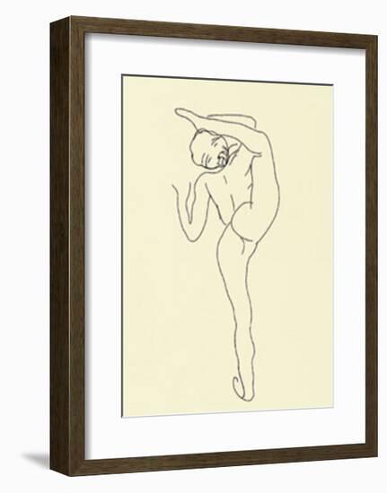 Danseuse Nue-Auguste Rodin-Framed Serigraph