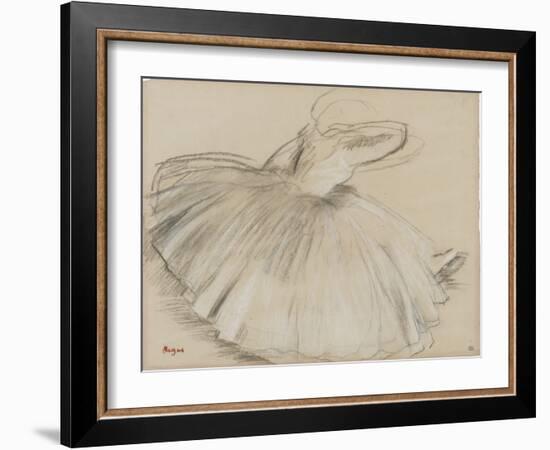 Danseuse penchée en avant-Edgar Degas-Framed Premium Giclee Print