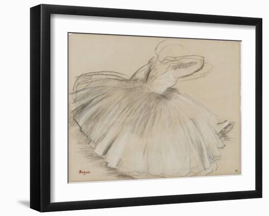 Danseuse penchée en avant-Edgar Degas-Framed Premium Giclee Print