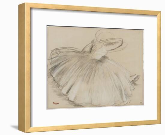 Danseuse penchée en avant-Edgar Degas-Framed Giclee Print