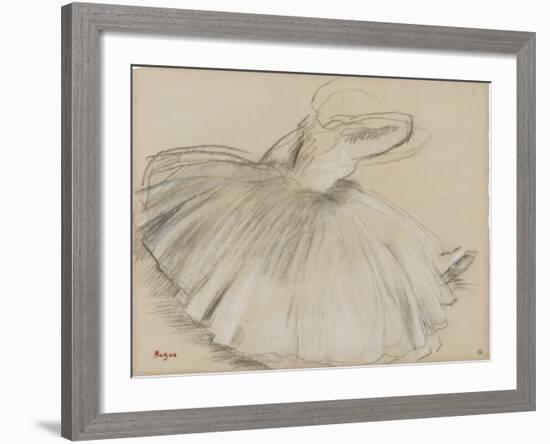 Danseuse penchée en avant-Edgar Degas-Framed Giclee Print