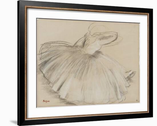 Danseuse penchée en avant-Edgar Degas-Framed Giclee Print