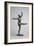 Danseuse, position de quatrième devant sur la jambe gauche, première étude-Edgar Degas-Framed Giclee Print
