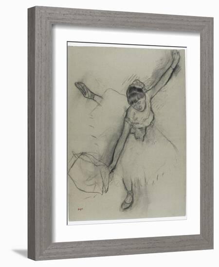 Danseuse saluant-Edgar Degas-Framed Giclee Print