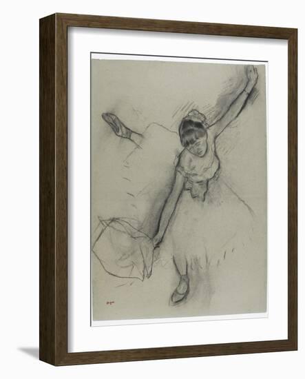 Danseuse saluant-Edgar Degas-Framed Giclee Print