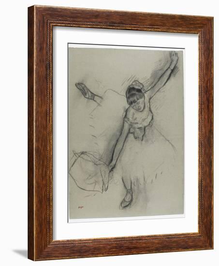 Danseuse saluant-Edgar Degas-Framed Giclee Print