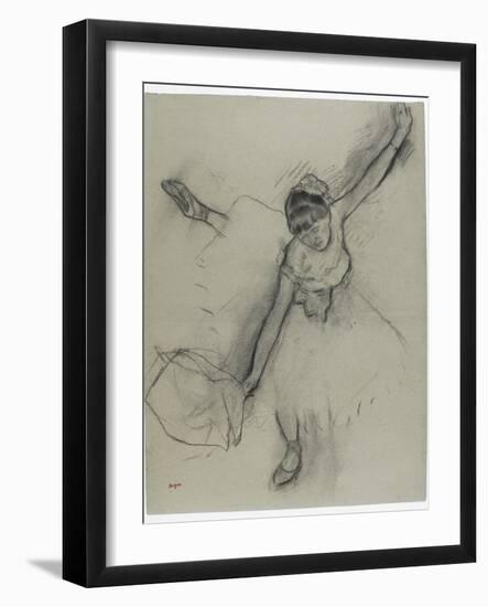 Danseuse saluant-Edgar Degas-Framed Giclee Print