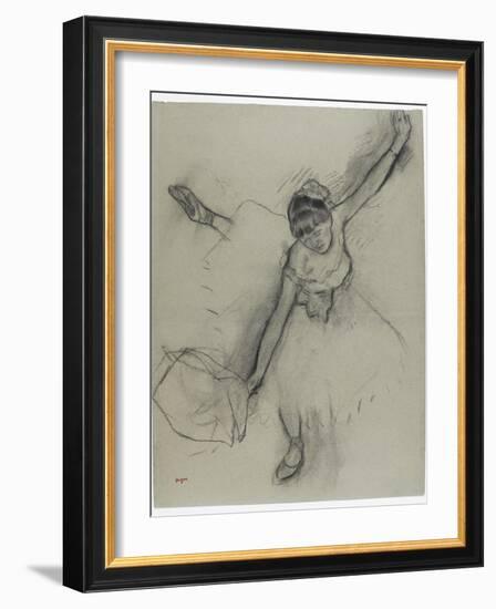 Danseuse saluant-Edgar Degas-Framed Giclee Print