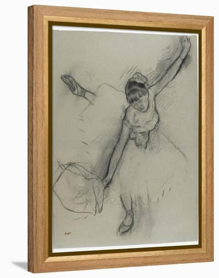 Danseuse saluant-Edgar Degas-Framed Premier Image Canvas