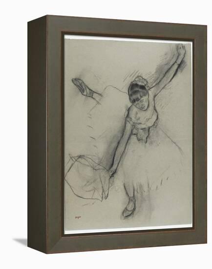 Danseuse saluant-Edgar Degas-Framed Premier Image Canvas