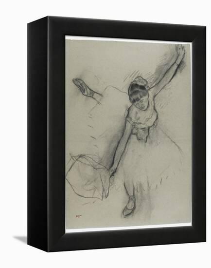 Danseuse saluant-Edgar Degas-Framed Premier Image Canvas