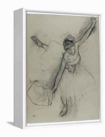 Danseuse saluant-Edgar Degas-Framed Premier Image Canvas