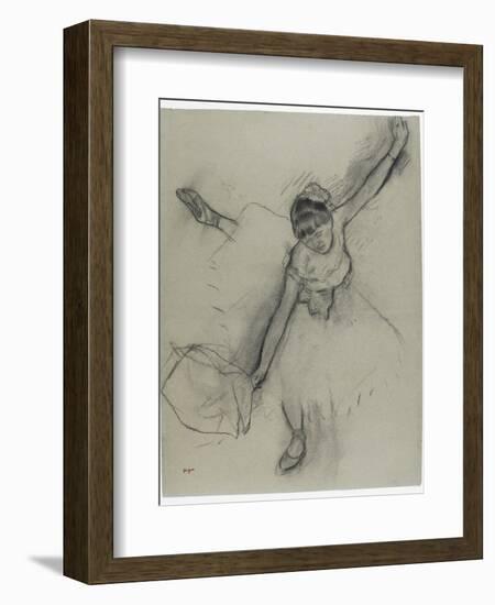 Danseuse saluant-Edgar Degas-Framed Giclee Print