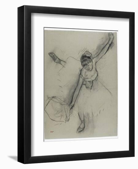 Danseuse saluant-Edgar Degas-Framed Giclee Print