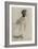 Danseuse, vue de profil sur la droite-Edgar Degas-Framed Giclee Print