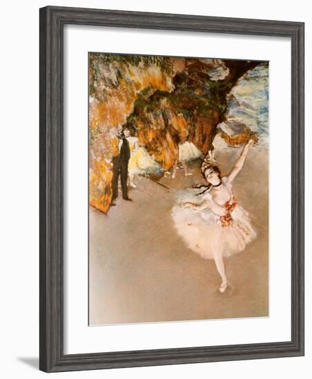 Danseuse-Edgar Degas-Framed Art Print