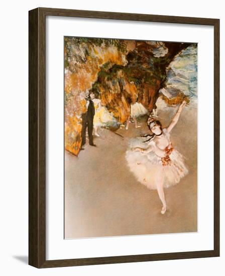Danseuse-Edgar Degas-Framed Art Print