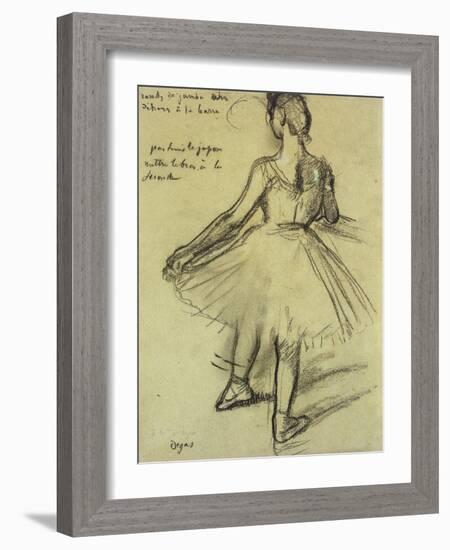 Danseuse-Edgar Degas-Framed Giclee Print