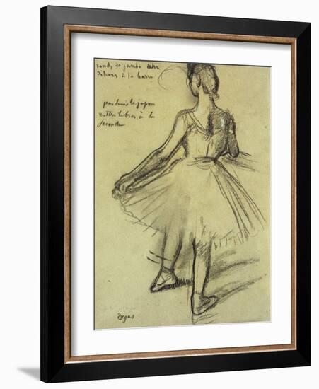 Danseuse-Edgar Degas-Framed Giclee Print