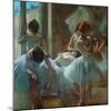 Danseuses en repos (Dancers at rest) Pastel, 1884 or 1885-Edgar Degas-Mounted Giclee Print