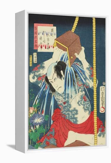 Danshichi Kurobei-Utagawa Kunisada-Framed Stretched Canvas