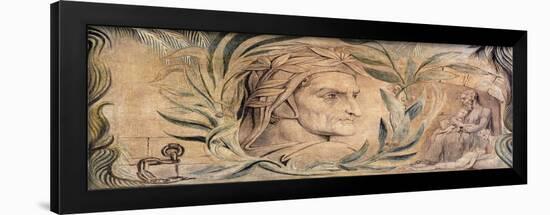 Dante Alighieri, C.1800-03-William Blake-Framed Giclee Print