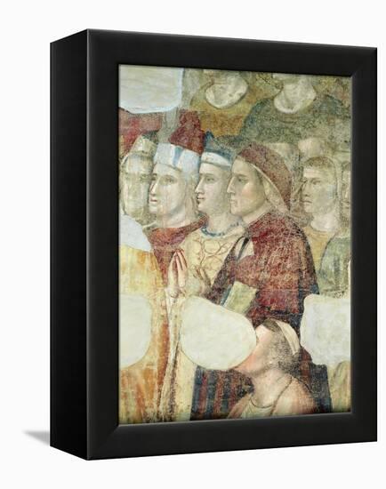 Dante Alighieri-Giotto di Bondone-Framed Premier Image Canvas