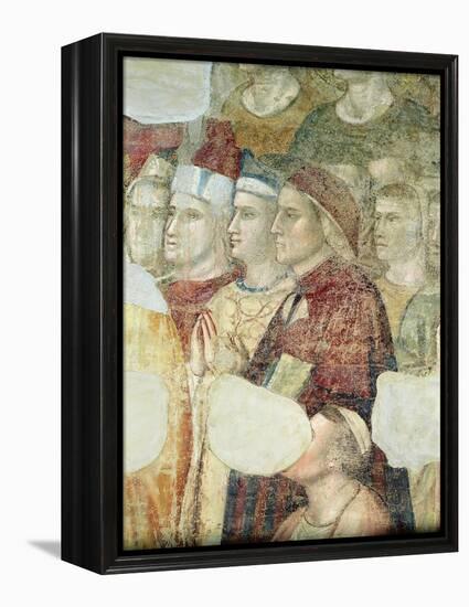 Dante Alighieri-Giotto di Bondone-Framed Premier Image Canvas