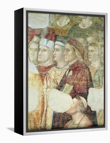Dante Alighieri-Giotto di Bondone-Framed Premier Image Canvas